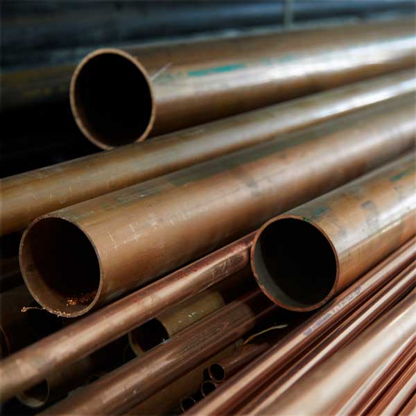 Photo of copper pipes